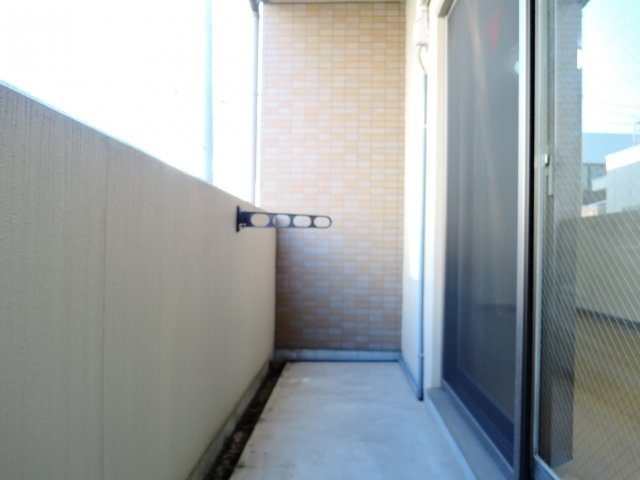 コクリコ富田のバルコニー