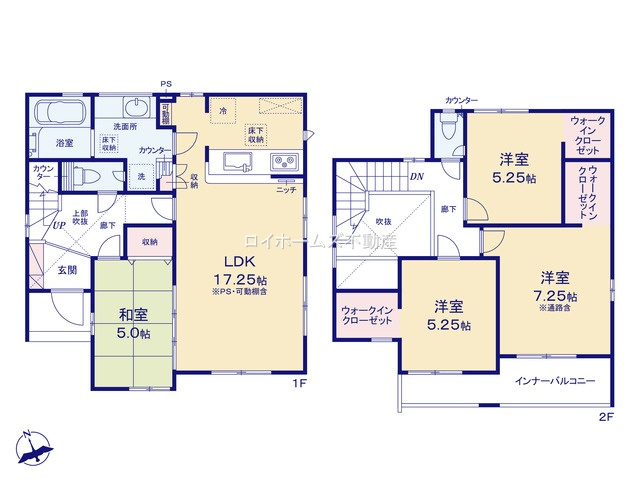 【間取り】 | 江南市赤童子町白山87『仲介料無料』新築戸建て | 1号棟