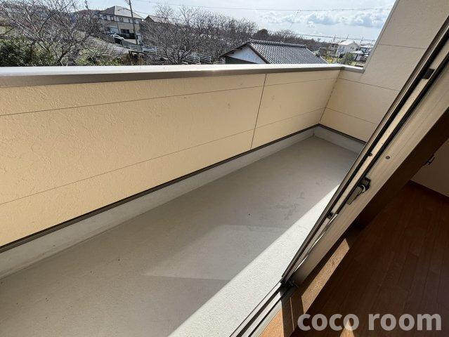 リバーサイド黒石のバルコニー
