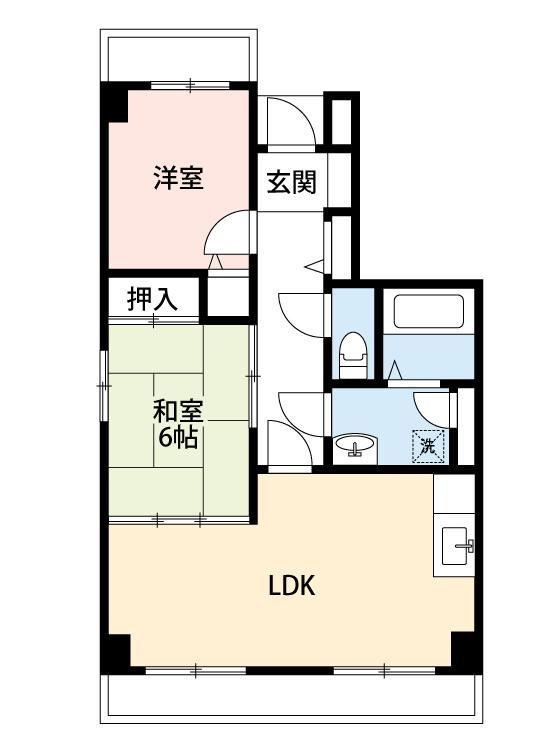 カドーロ壱番館の間取り