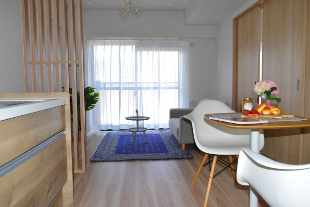 東村山市久米川町１丁目の中古マンションの居間・リビング