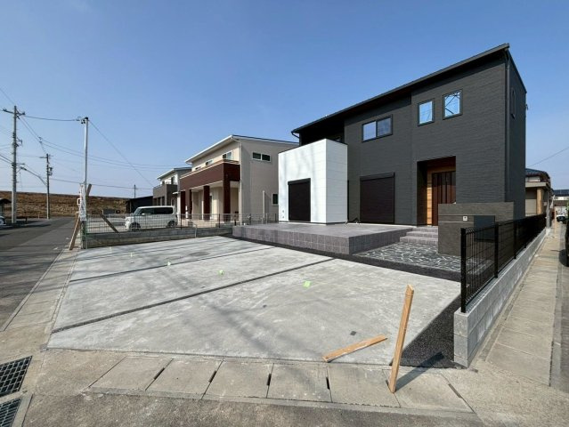 新築戸建　瑞穂市中宮　全2区画分譲の外観|「現地（2026年1月5日）撮影」　
■外観写真　
■ヤマダ不動産　株式会社リライフ　