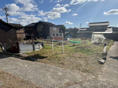 【外観】 | 土地　金光町占見新田　全1区画　100.00坪 | 土地外観。北側から撮影