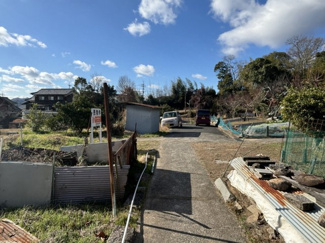 【前面道路含む現地写真】 | 土地　金光町占見新田　全1区画　100.00坪 | 北側前面道路は幅員約