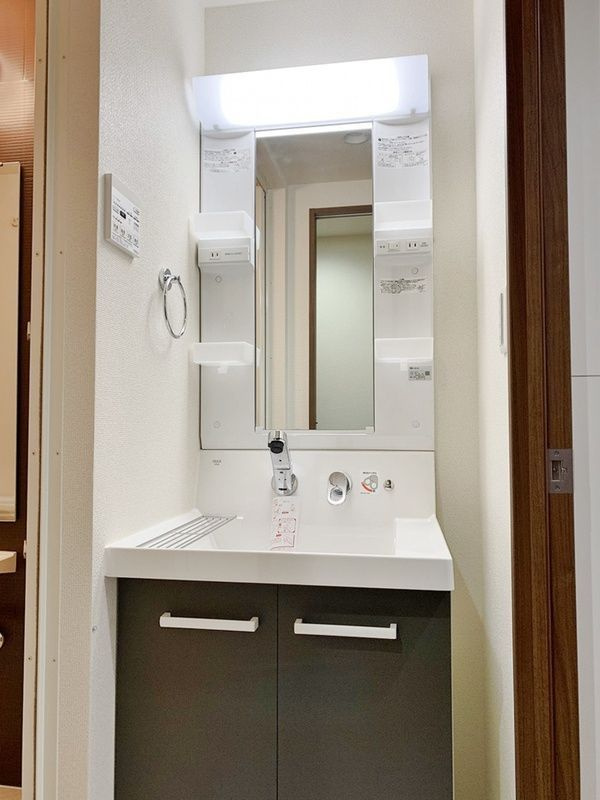 墨田区八広２丁目の賃貸マンションの洗面所