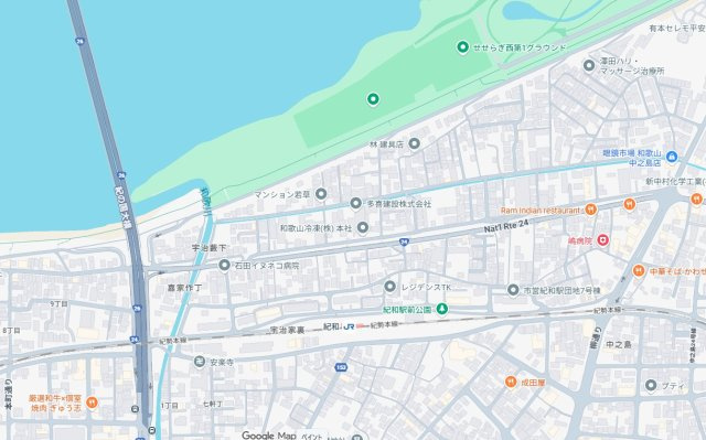 和歌山市中之島　第3期　新築一戸建ての地図