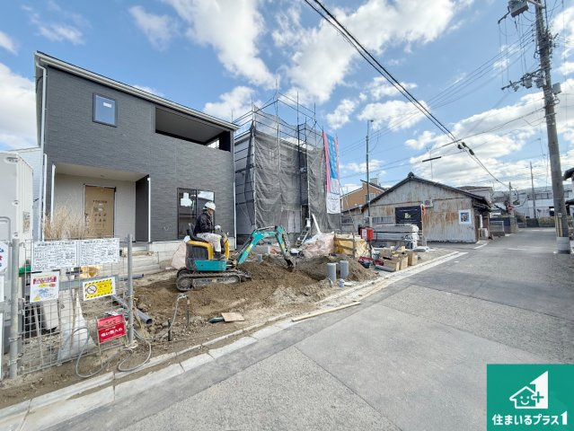 和歌山市中之島　第3期　新築一戸建ての前面道路含む現地写真|周辺は落ち着いた街並みの住宅地！子育てがしやすい住環境です！まだ未完成ですが、現地でしかわからない事もございます。是非一度ご覧ください。
