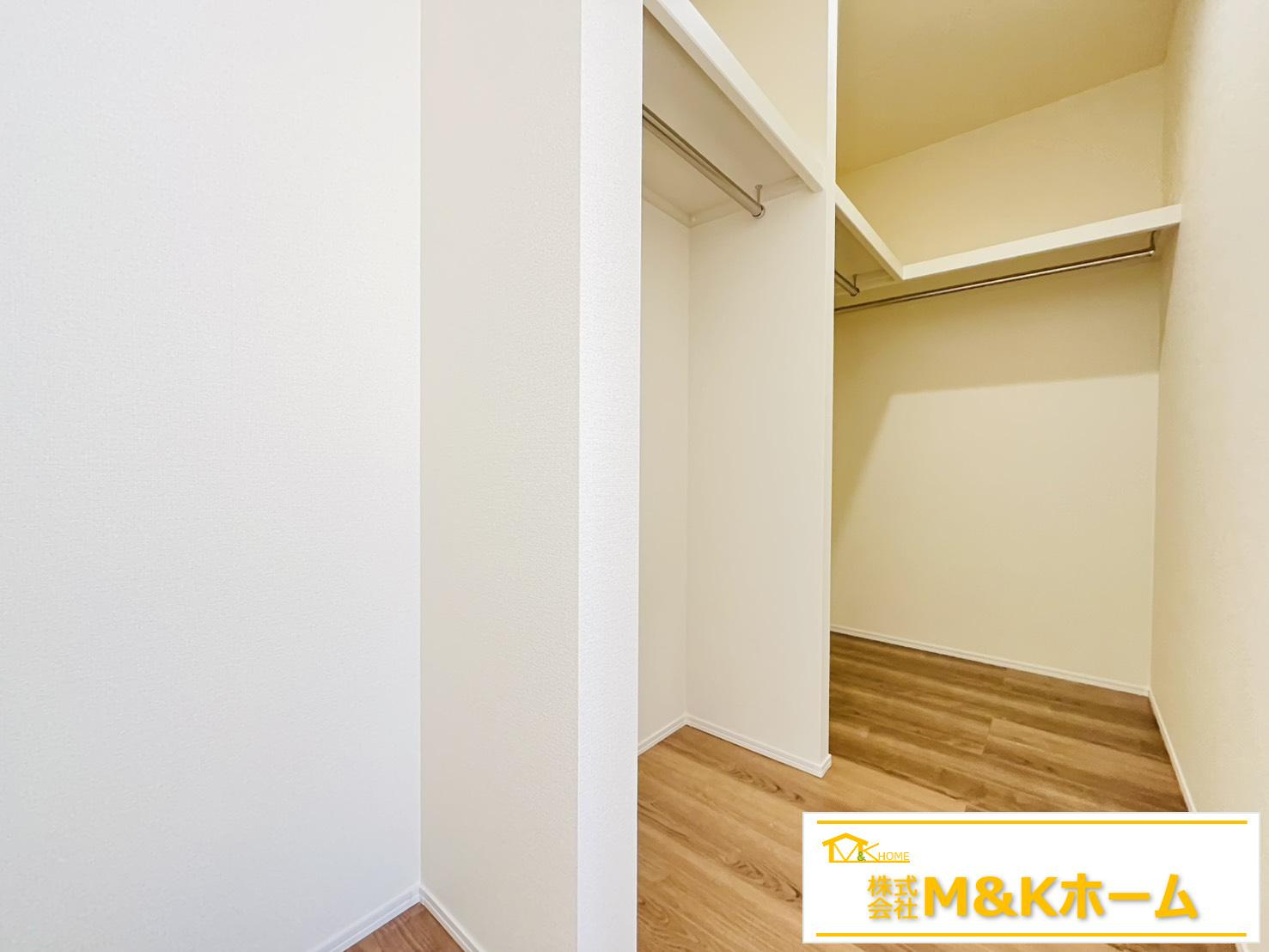 半田市北二ツ坂町2丁目　全2棟　1号棟の収納|WIC完備♪