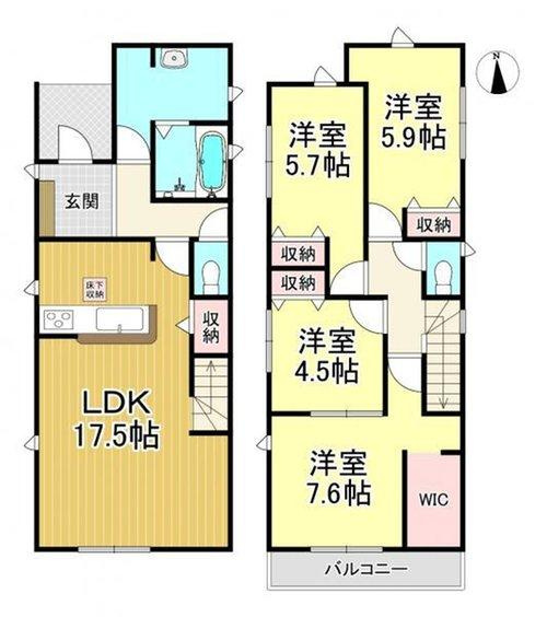 半田市北二ツ坂町2丁目　全2棟　1号棟の外観|耐震等級3取得☆