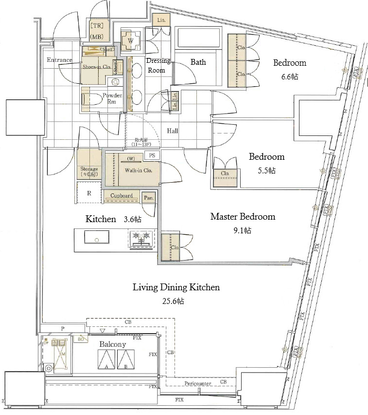 三田ガーデンヒルズの間取り