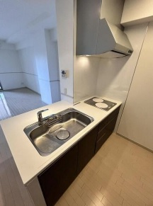 大阪市天王寺区筆ケ崎町の賃貸マンションのキッチン