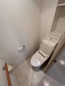 大阪市天王寺区筆ケ崎町の賃貸マンションのトイレ