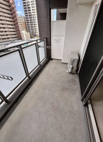 大阪市天王寺区筆ケ崎町の賃貸マンションのバルコニー