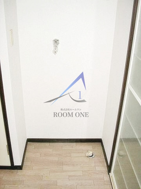 カルチャーコーポⅡの設備|洗濯機置き場です。