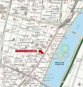 ブランシエスタ浅草蔵前の地図