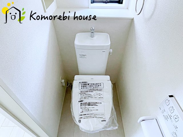 桶川市朝日　3期　新築一戸建て　グラファーレ　のトイレ|トイレも気になるポイント