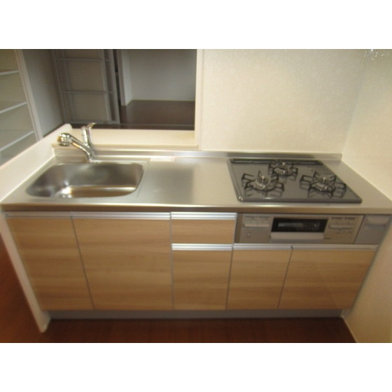 Ｐａｔｉｏ　Ｖｅｒｄｅ　Ａ・Ｂ・Ｃのキッチン|キッチンです