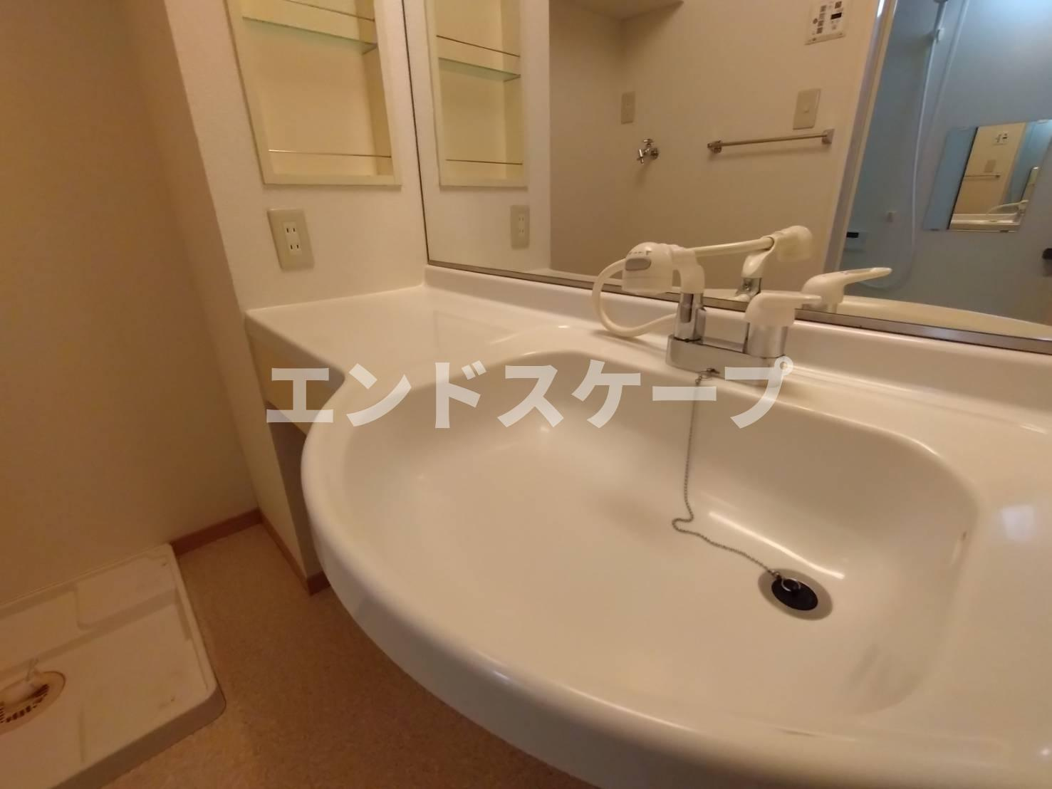 メゾン染谷川の洗面所|高崎、前橋エリアのお部屋探しはエンドスケープまで！お客様の理想お聞かせ下さい♪