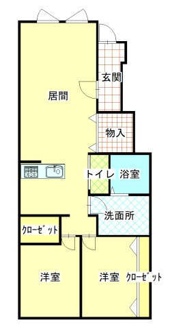 PLEASANTⅤの間取り