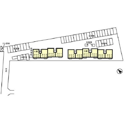 【区画図】 | マローネ Ａ