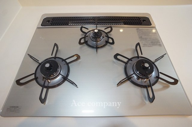 【キッチン】 | メガロコープ平野1号棟 | 【3口ガスコンロ☆】