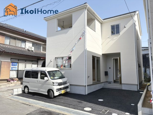 明石市二見町西二見第22　1号棟　新築戸建の駐車場|【ホームページに現地動画掲載中】●年中無休：当日予約可●閑静な住宅街で子育て環境良好♪