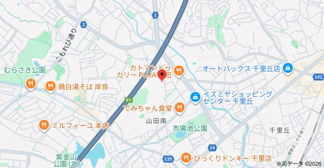 ヒルサイドテラス千里丘の地図