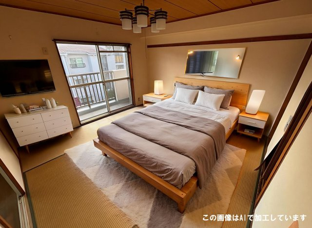 鈴が峰第4住宅2号棟の寝室