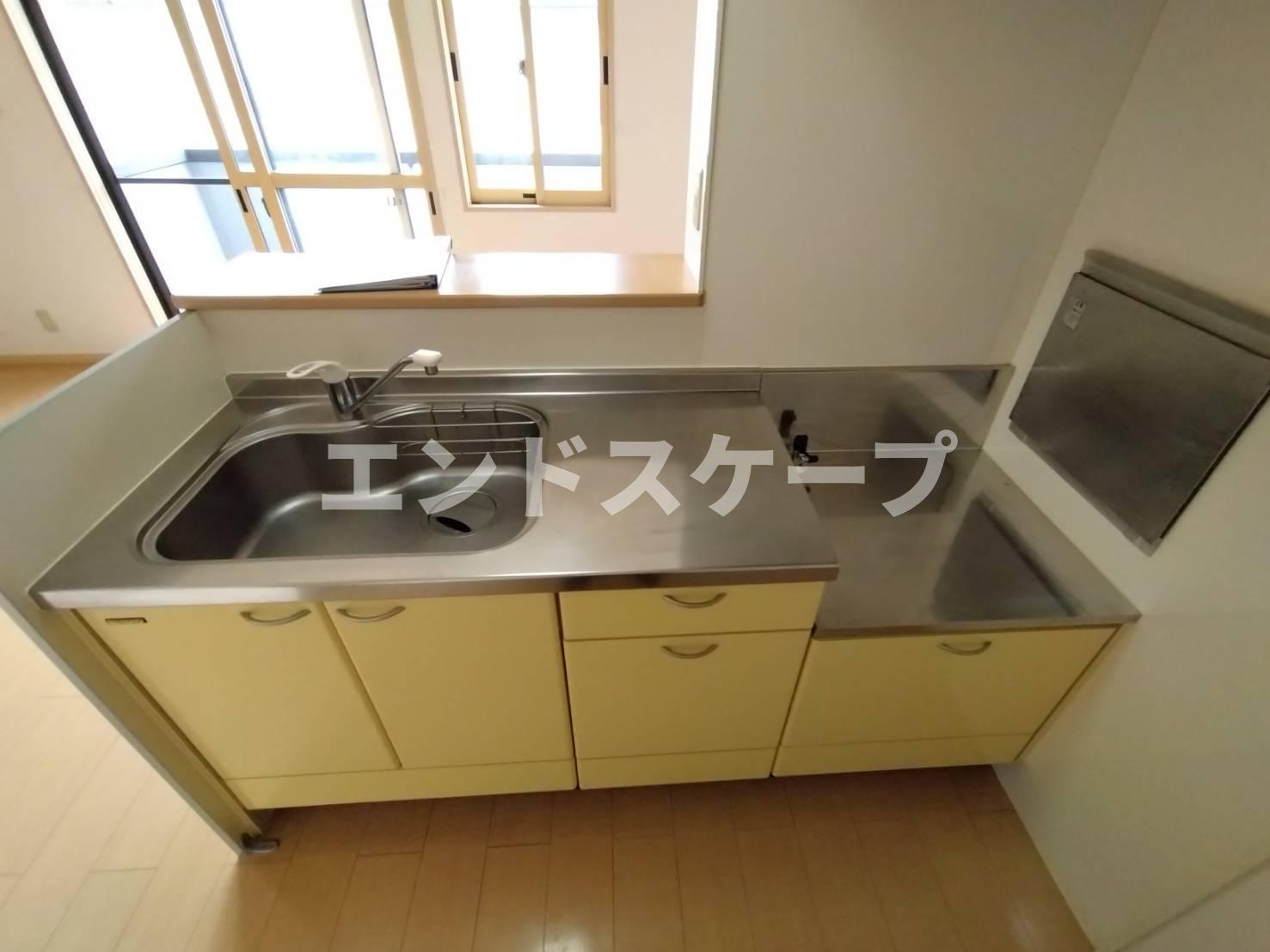 リュエル　Ｂのキッチン|高崎、前橋エリアのお部屋探しはエンドスケープまで！お客様の理想お聞かせ下さい♪