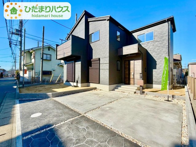 野田市柳沢新田5期　新築戸建　1号棟の外観|スタイリッシュな外観です(^^)/				
