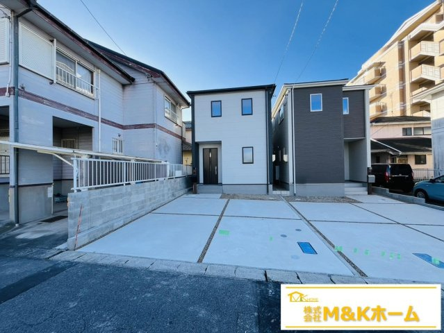 半田市北二ツ坂町2丁目　全2棟　2号棟の前面道路含む現地写真|耐震等級3取得☆