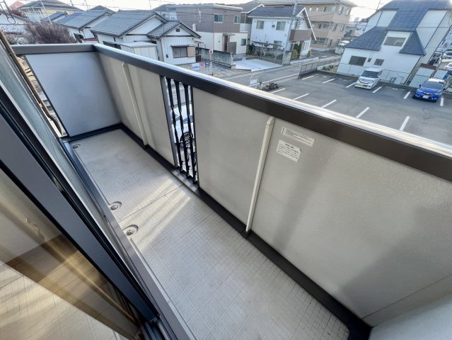 西中居ハイツＡのバルコニー|高崎、前橋エリアのお部屋探しはエンドスケープまで！お客様の理想お聞かせ下さい♪