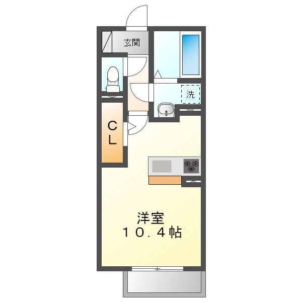 グレイス西崎の間取り