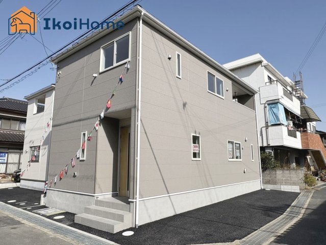 明石市二見町西二見第22　2号棟　新築戸建の外観|【ホームページに現地動画掲載中】●年中無休：当日予約可●陽当たり・通風良好の角地！お車2台駐車可！