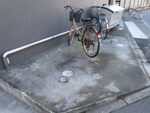 アソシエ駒込のその他共用部分|敷地内駐輪スペース。