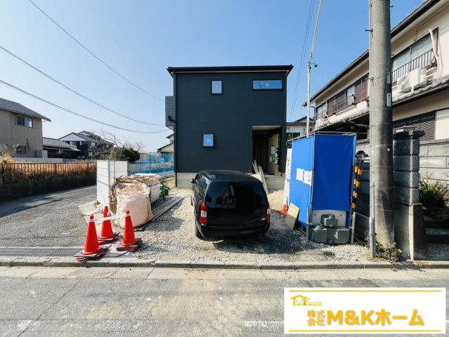 常滑市新田町2丁目　全1棟　1号棟の外観|R8.1.19撮影　並列駐車2台可能☆