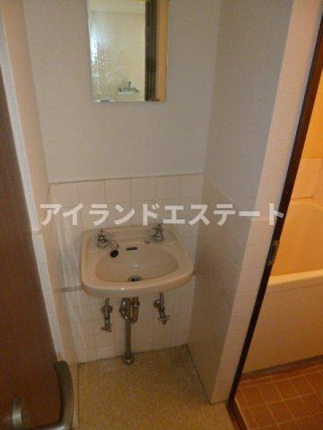桜町コーポの洗面所
