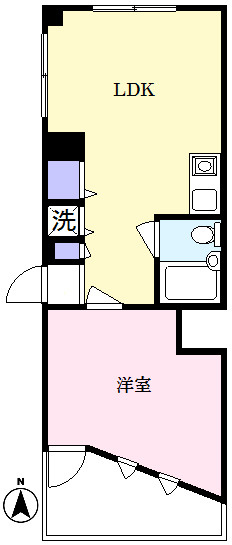 APEX　最上階　角部屋　事務所相談の間取り