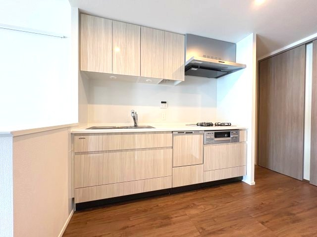 アンビシャスガーデン鶴瀬 のキッチン|3.5畳です。