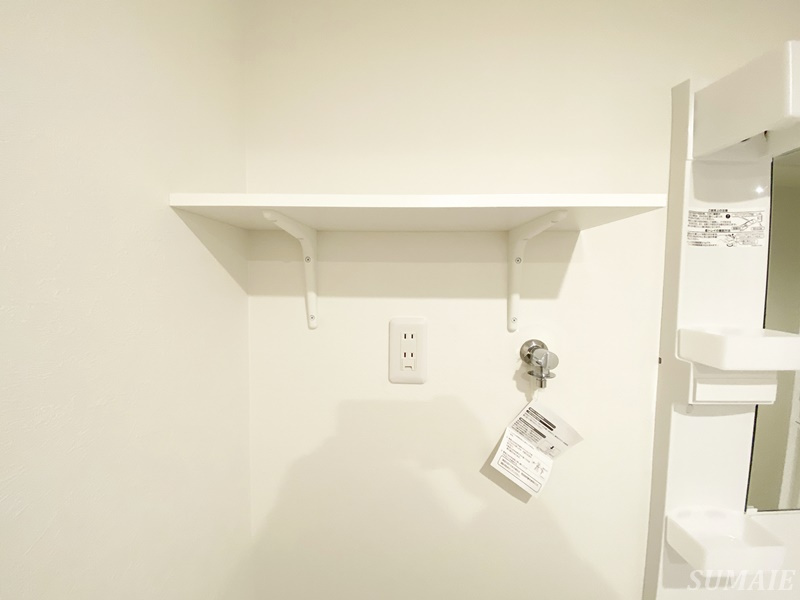 Teams Ojiの収納|洗濯機上の棚です☆