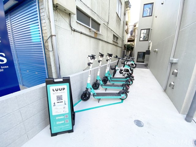 Teams Ojiのその他共用部分|建物前にLUUPがあります☆