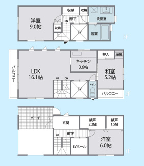 【間取り】 | 世田谷区奥沢2丁目