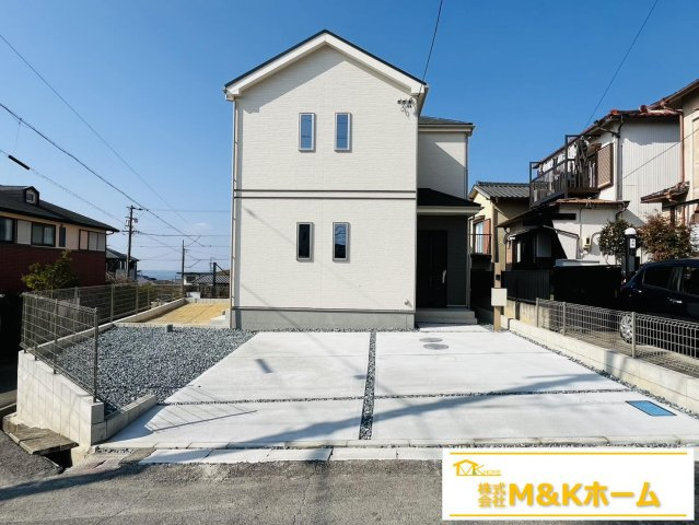 常滑市青海町6丁目　全1棟　1号棟の前面道路含む現地写真|完成しました♪　並列駐車2台可能☆