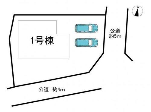 常滑市青海町6丁目　全1棟　1号棟の区画図|全1区画分譲地♪