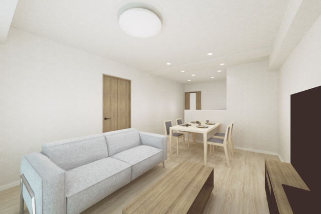 【居間・リビング】 | 秀和警固レジデンス | 室内イメージ