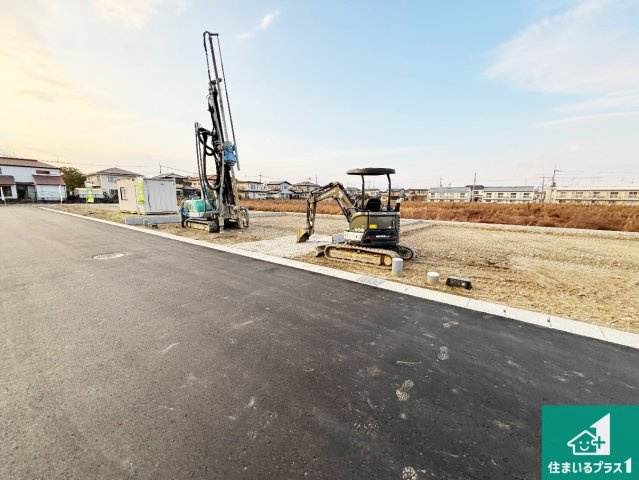 桜井市大福　新築一戸建ての外観|ご案内の際は現地集合はもちろん、ご自宅の送迎や最寄りの駅迄のお迎え等お気軽にご相談ください。