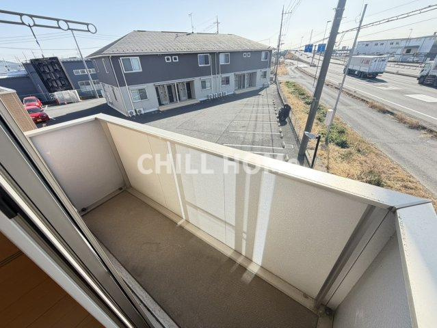 ｃａｓａ　Ⅱのバルコニー|当社、チルホームのHPもご覧ください(^^)/物件情報多数♪