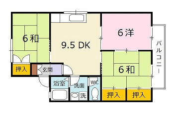 ベラカーサ　A棟の間取り