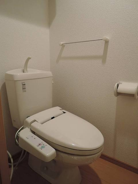 温水洗浄便座です！