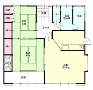 【間取り】 | ８月値下げ！伊勢崎市堀口町1期　中古戸建